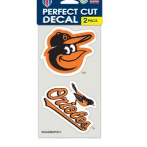 Baltimore Orioles WinCraft 2-Pack Ultra Decal